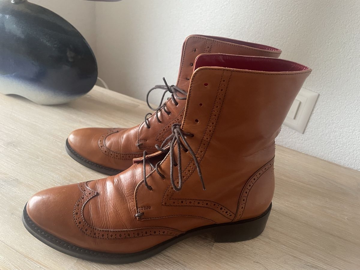 Navyboot Scarpe da donna: Stiefeletten NAVYBOOT 37 aus Leder – Usato da Estavannens venduto da lulutte 1