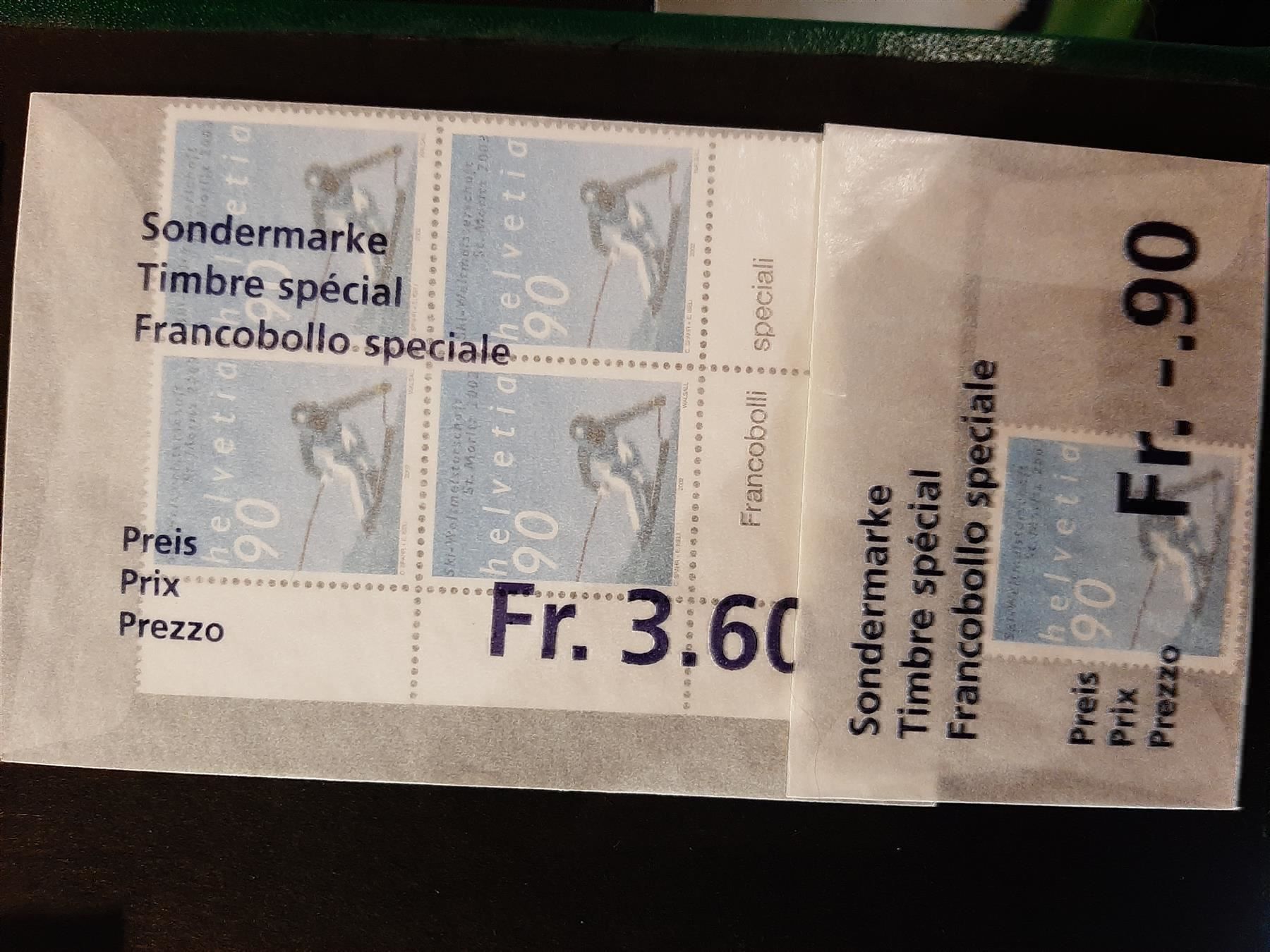 Tutti i francobolli: 2002 Diverse Briefmarken  Postfrisch – Nuovo (secondo la descrizione) da Affoltern am Albis venduto da Andrezc 4