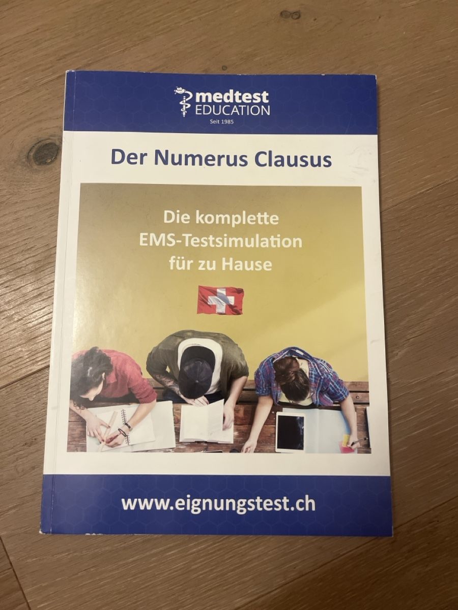 Bücher: Medtest Numerus Clausus, EMS-Testsimulation für zu Hause – Neu (gemäss Beschreibung) aus Zürich von Zhau.53