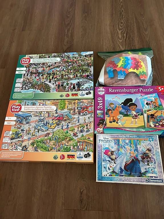 Puzzle: 5 Tolle Puzzle, eines mit Zahlen – Usato da Arbon venduto da Tschu79