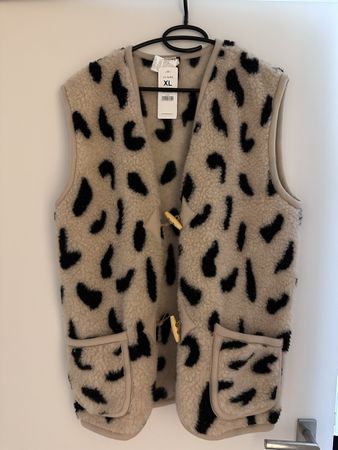 Alwero Woll Weste ALPEN GEPARD XL neu mit Etikett