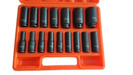 Schlagschrauber Nüsse 10 - 32 mm 16 teilig