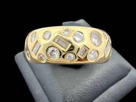 Diamanten 2.2c Ring 18k Gelbgold Grösse 51 *S2261