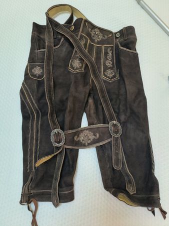 Lederhose Fuchs Trachtenmoden braun Grösse 52 gebraucht