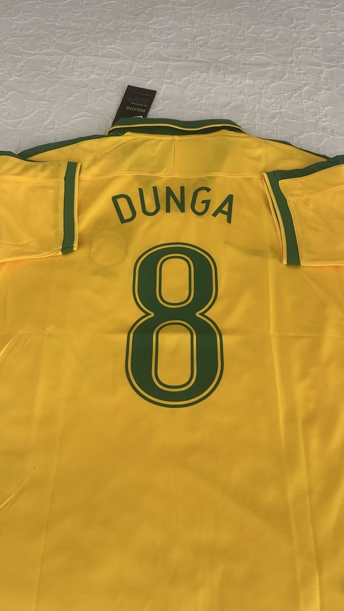 Nike Canottiere & Pantaloni: Brazil Jersey 1997 - Dunga 8 – Nuovo e nell'imballaggio originale da Oberrieden venduto da jon_5cl2