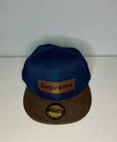 Supreme Cap, dunkelblau/braun