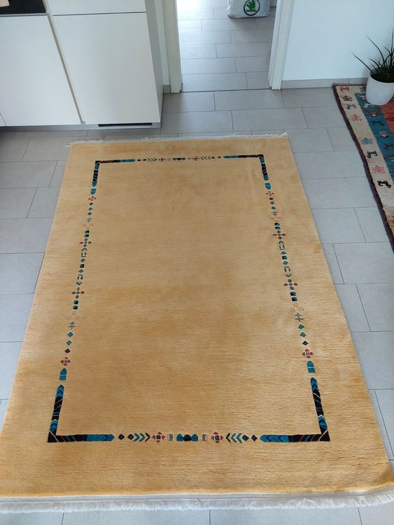 Handgeknupfter Nepal Teppich