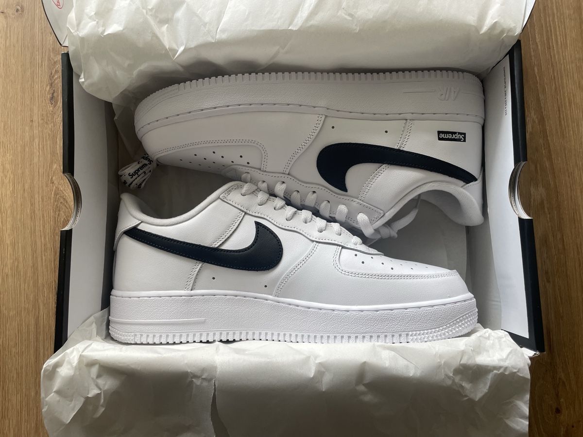 Scarpe da uomo: Supreme  Nike Air Force 1 White – Nuovo e nell'imballaggio originale da Niederuzwil venduto da Ferdi_Fuchs 3