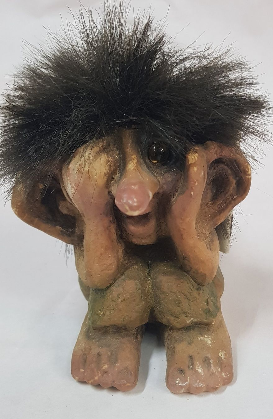 Statuette: Nachdenker Troll – Usato da Figino venduto da mayam63