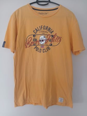 Beverly Hills Polo Club Skateboard T-Shirt, L, Top Zustand!