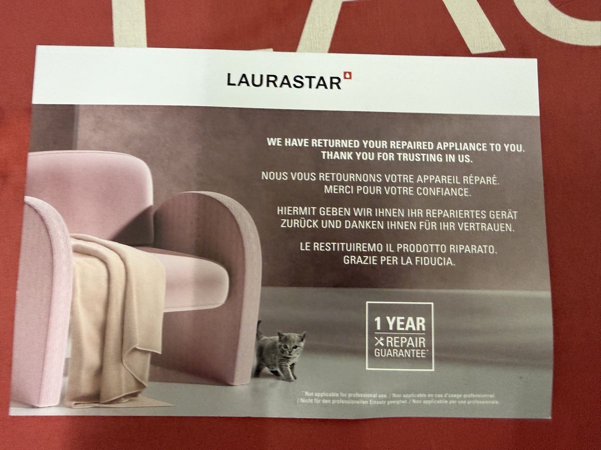 Laurastar Bügeleisen: Laurastar Go+  – Gebraucht aus Zürich von elihaf 4