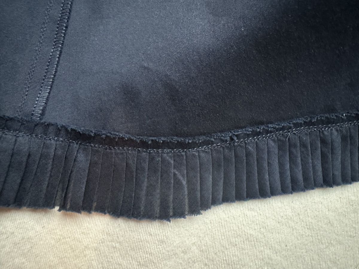 Prada Jupes: Prada A-Line cotton navy skirt - size IT44 – Neuf (Voir description) à Langnau am Albis par bar_ml6k 2