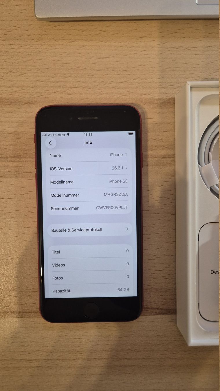 Apple Telefoni cellulari / Smartphones: iPhone SE 2020 64GB Red 3031 – Usato da Münchenbuchsee venduto da MV_Solutions 2