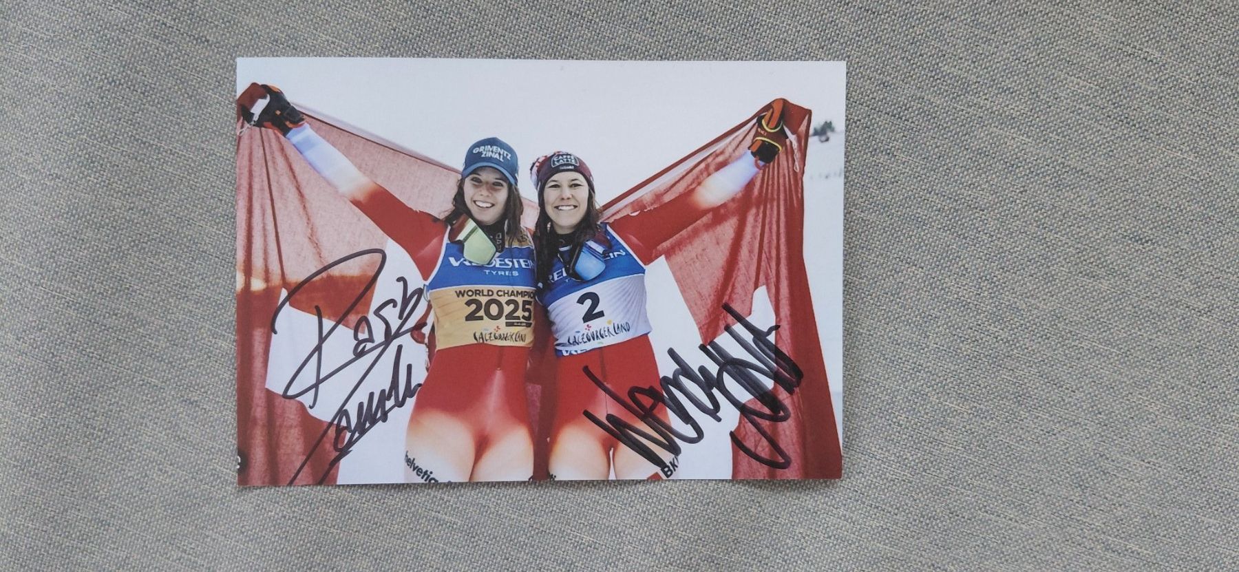 Autografi: Autogramm W.Holdener/C.Rast – Usato da Schmerikon venduto da Olympia04