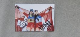 Autogramm W.Holdener/C.Rast