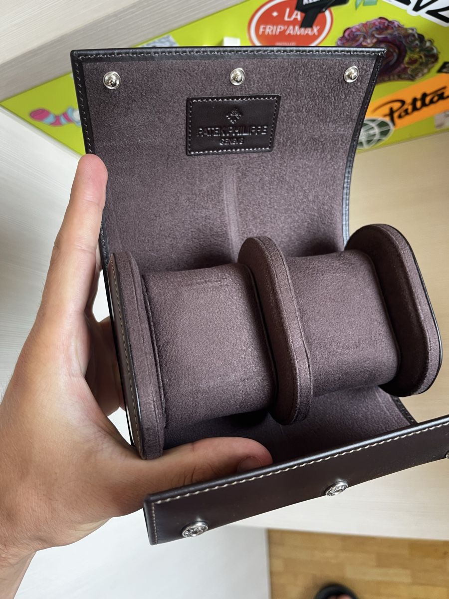 Scatole porta orologi: Patek Philippe Watch Roll – Nuovo e nell'imballaggio originale da Genève venduto da 3M_JR 1