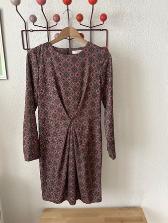 Nice Things Paloma S. Kleid Medaillon Print Braun Rosa 38