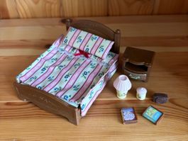 Lit Sylvanian families avec accessoires