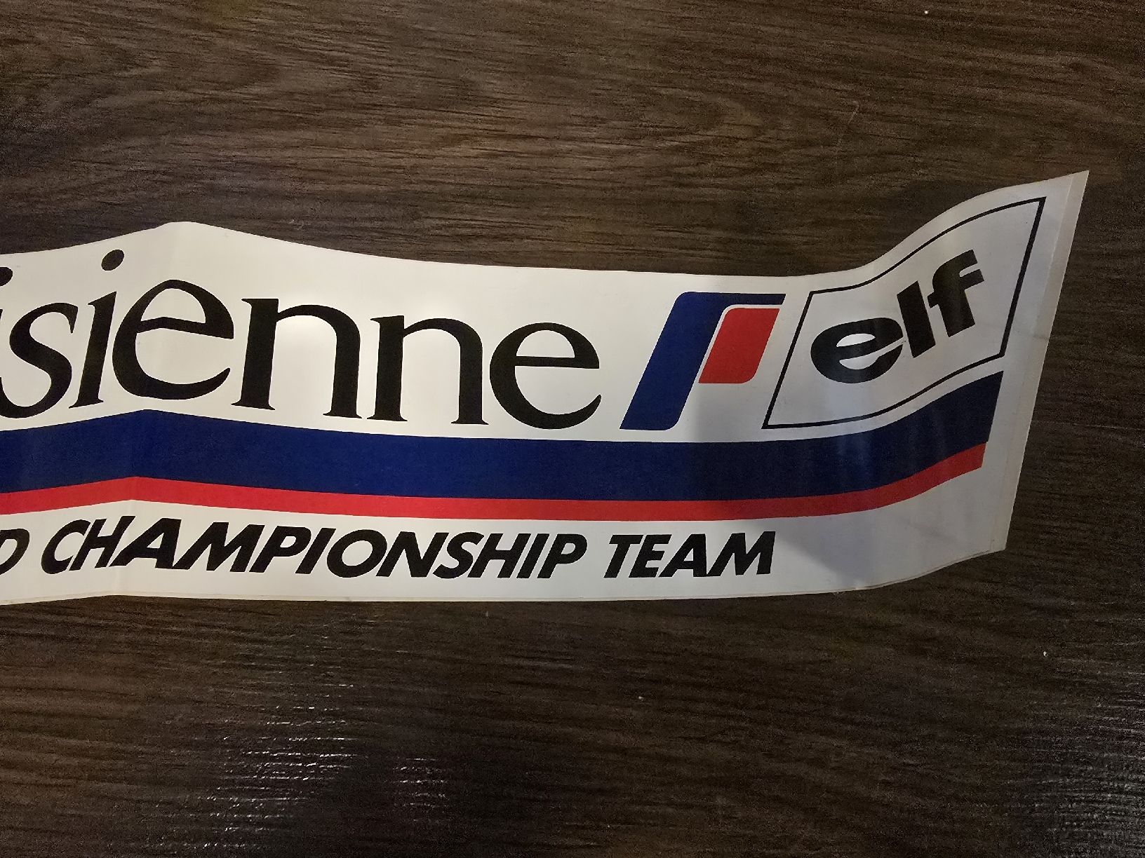 Aufkleber: Vintage Parisienne Elf Racing Sticker – Neu (gemäss Beschreibung) aus Baden von swiss-alps 2