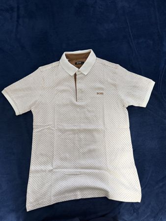 BOSS Poloshirt kurzarm mit Muster, Grösse L, Sommerlich!!!