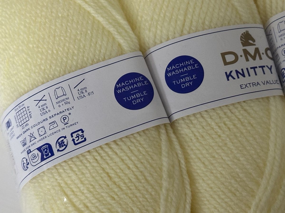 Lana: DMC Knitty 4, 10 Knäuel à 50 Gramm – Nuovo e nell'imballaggio originale da Holderbank SO venduto da _Renarde_ 1