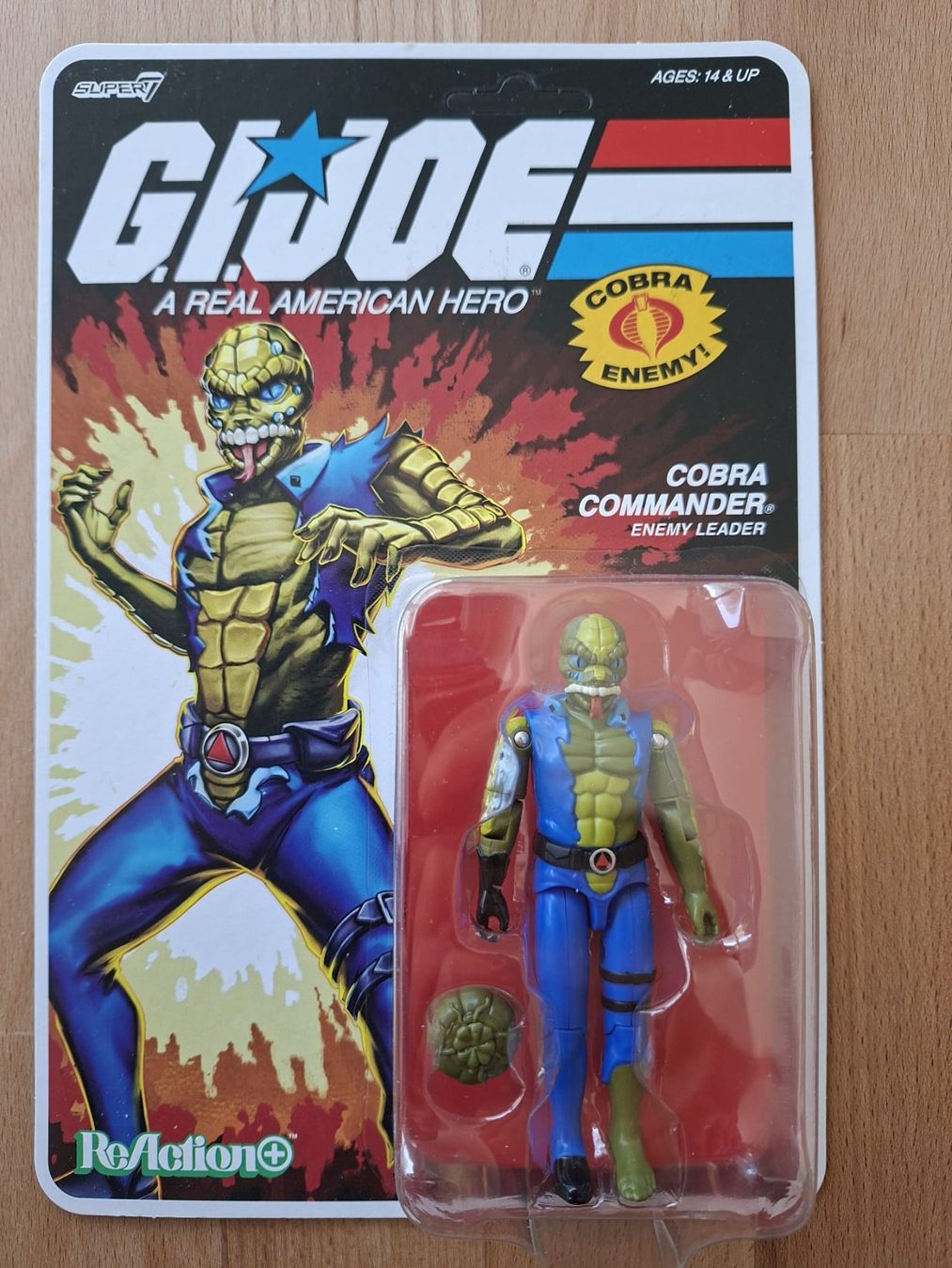 Hasbro Giocattoli: G.I. Joe "Cobra Commander" Super7 ReAction+ (O-Ring) – Nuovo (secondo la descrizione) da Iragna venduto da vicdeolive_0