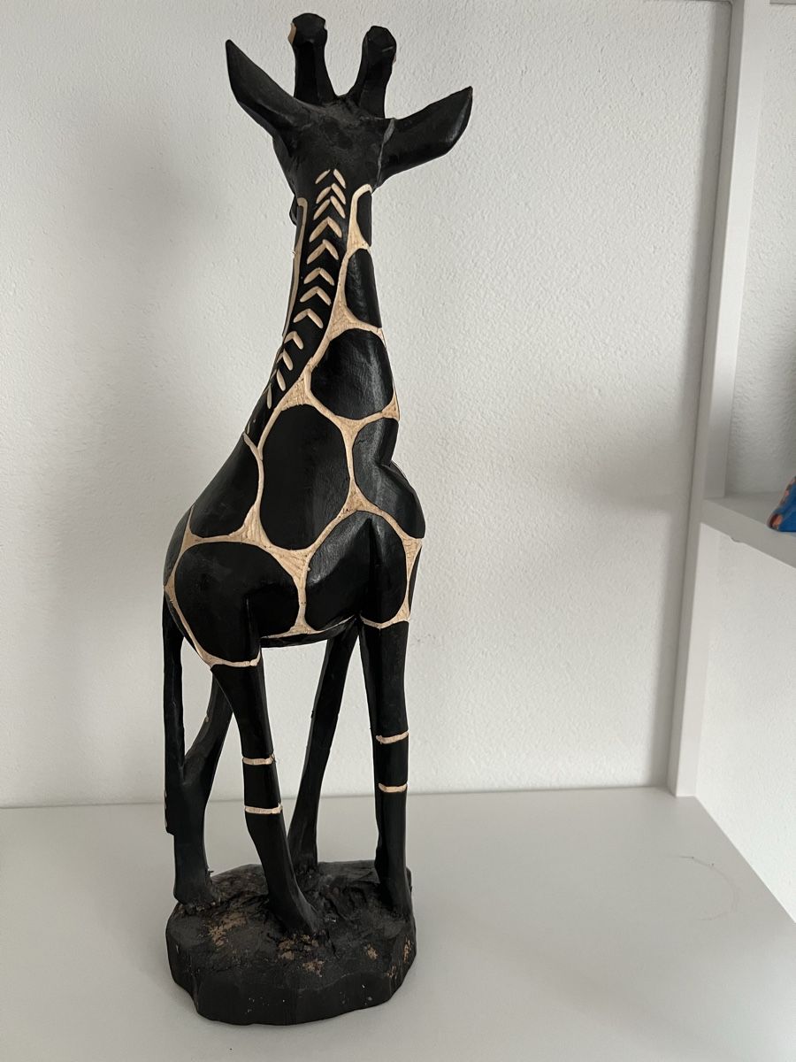 Figuren: Schöne Giraffe aus Holz – Gebraucht aus Ennetbürgen von nat_8vld 1