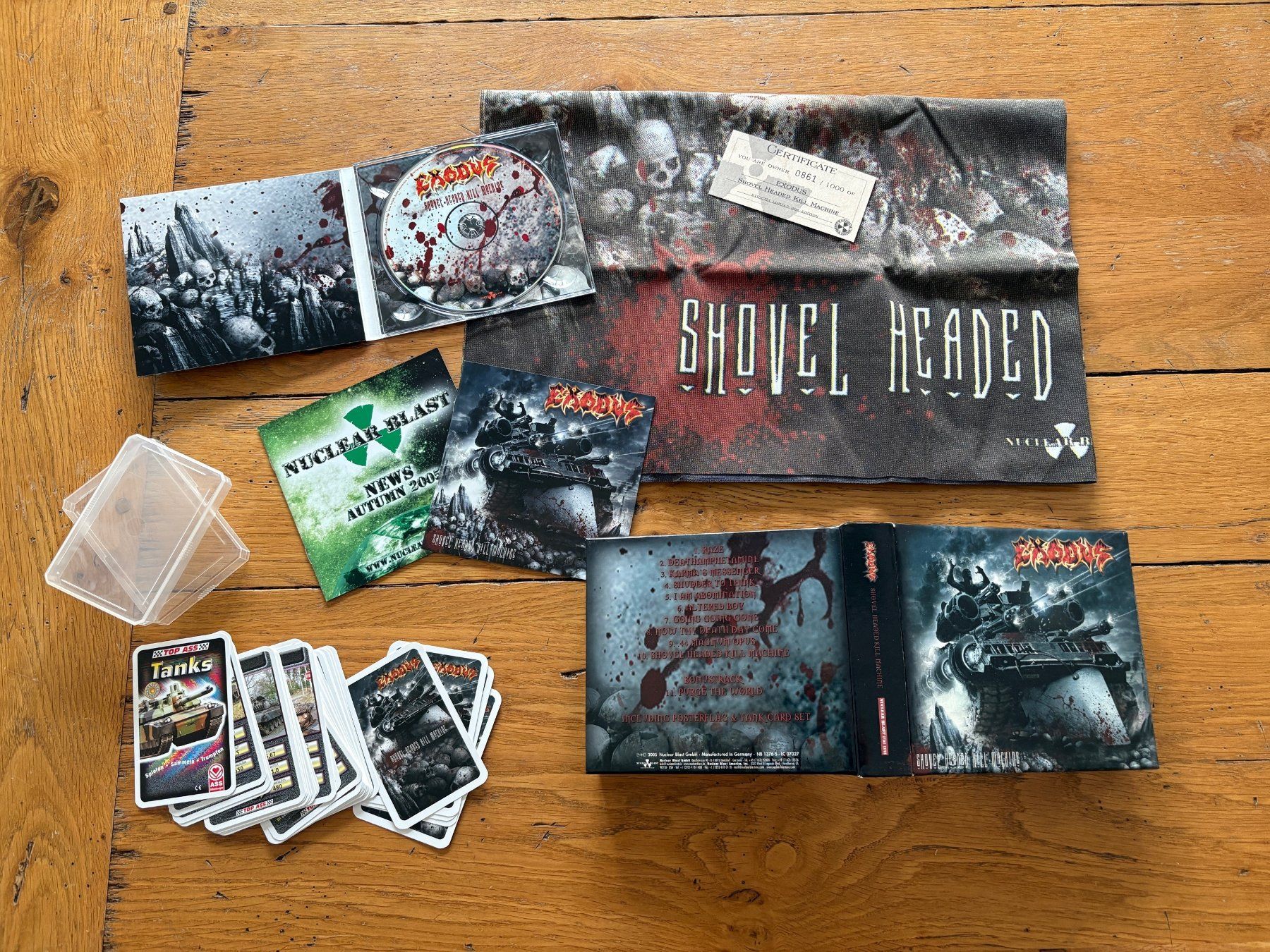 CD: EXODUS Shovel headed kill machine Thrash Metal Box-set kompl – Usato da Wiedlisbach venduto da Andrisa