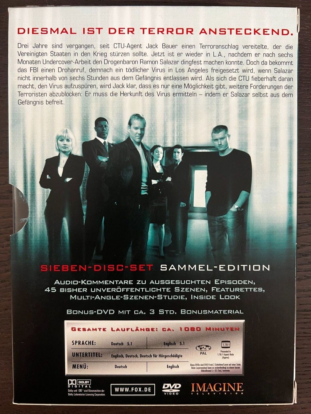 Tutti i DVDs: 24 Season Three – Usato da Zürich venduto da FilmFreunde 1