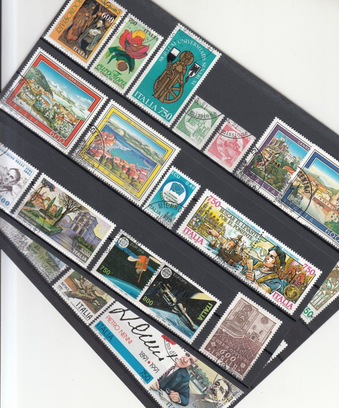 Alle Briefmarken: Italien 1991 mit ET – Gebraucht aus Bürglen TG von StampGraf