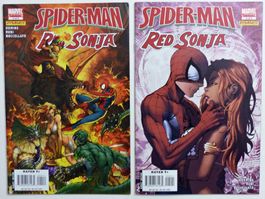 SPIDER-MAN & RED SONJA #4 - 5 ICONIC COVER MARVEL 2007