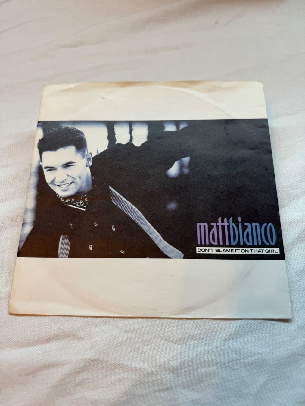 Dischi in vinile: Matt Bianco - Don't Blame It 45T Vinyle – Usato da la Chaux-de-Fonds venduto da Lampe