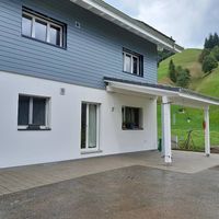Fassadenverkleidung, neu, 3600x180x8mm, Stahlgrau