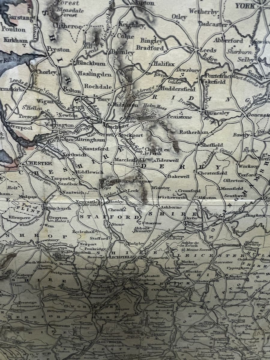 Cartes géographiques & atlas: ANCIENNE CARTE GÉOGRAPHIQUE DE L’ANGLETERRE – D'occasion à Genève par Qanil77 3