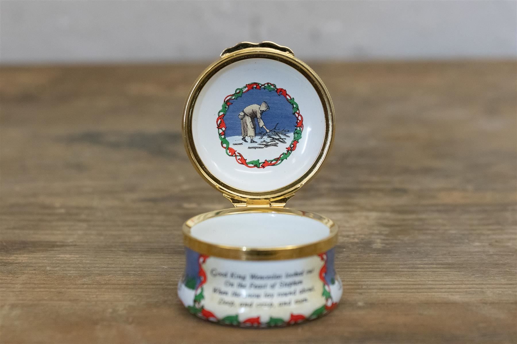 Altro in Decorazioni & Accessori: Halcyon Days 1990 Weihnachtsdose – Usato da Zürich venduto da ZuercherBrockenhaus 5
