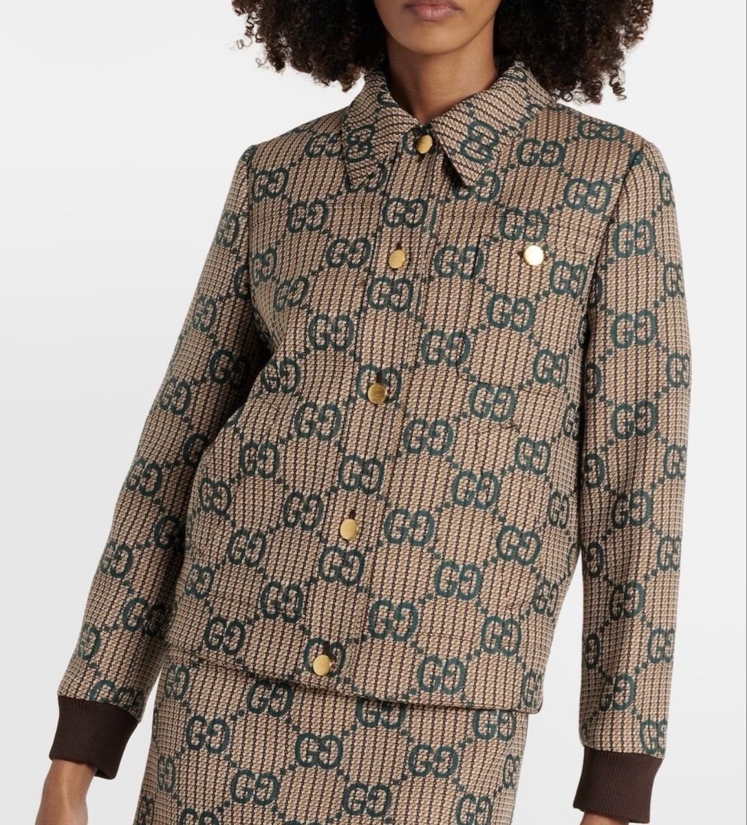 Gucci Vestes: Gucci Jacket GG Monogram Beige Size it 38 New – Neuf (Voir description) à Thonex par Lux_brands01 1