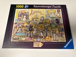 Puzzle Ravensburger 1000 pièces Crazy Cats - comme neuf
