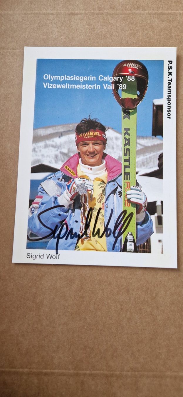 Autografi: Sidrid Wolf - sehr alte Autogrammkarten  sk – Usato da Menziken venduto da Autogramme
