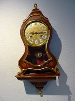 Pendule Le Castel rot-gold, 58cm, läuft, ab 1.00