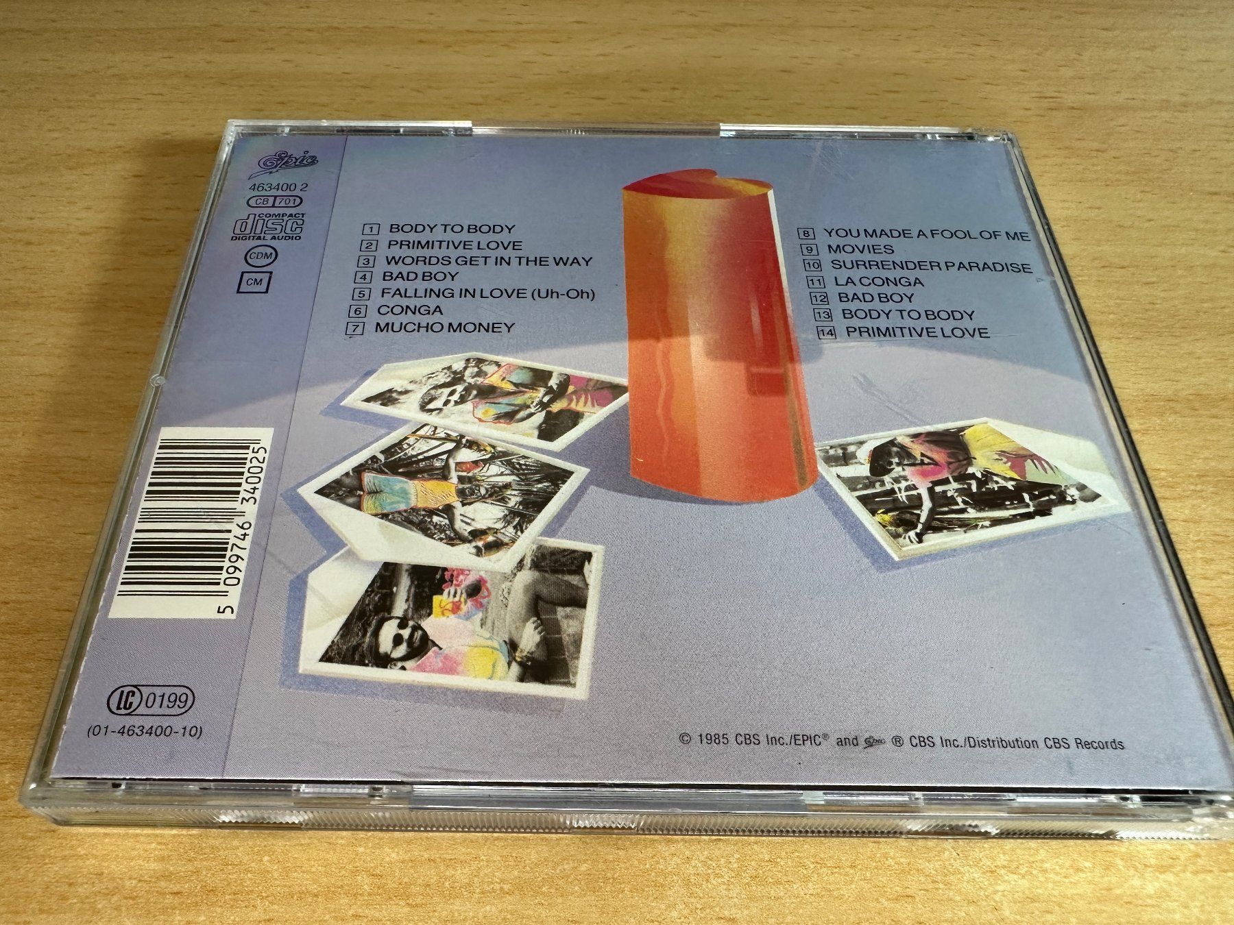 CD: Miami Sound Machine – Primitive Love – Usato da Rikon im Tösstal venduto da Alpenmutz 1