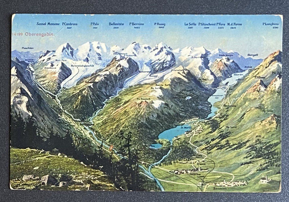 Cartoline postali: AK Oberengadin – Usato da Böckten venduto da Hansi36