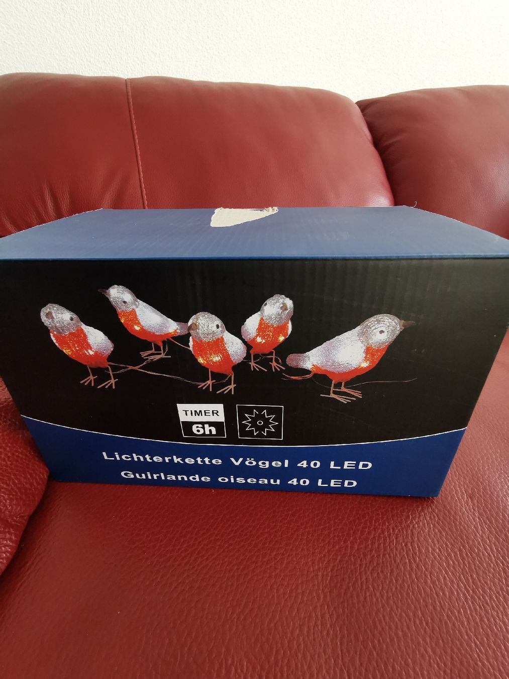 Ghirlande e barre luminose: Winterliche Lichterkette mit 5 Vögel - 40 LEDs, Timer – Usato da Egg b. Zürich venduto da heikei