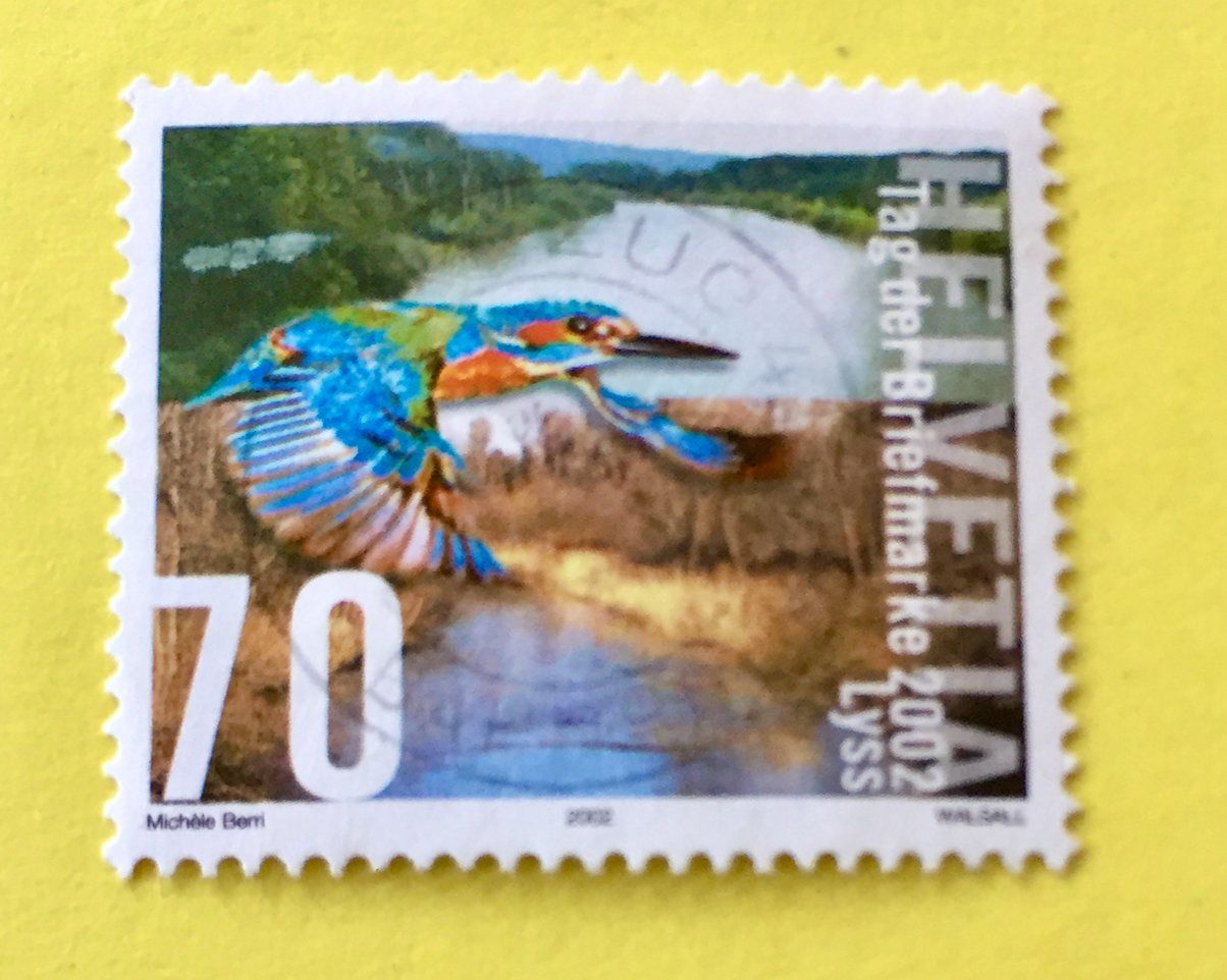 Tutti i francobolli: Nr.1071 Eisvogel  GESTEMPELT 2002  Zug – Usato da Aarau venduto da Billa007