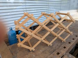 Holzgestell für Flaschen