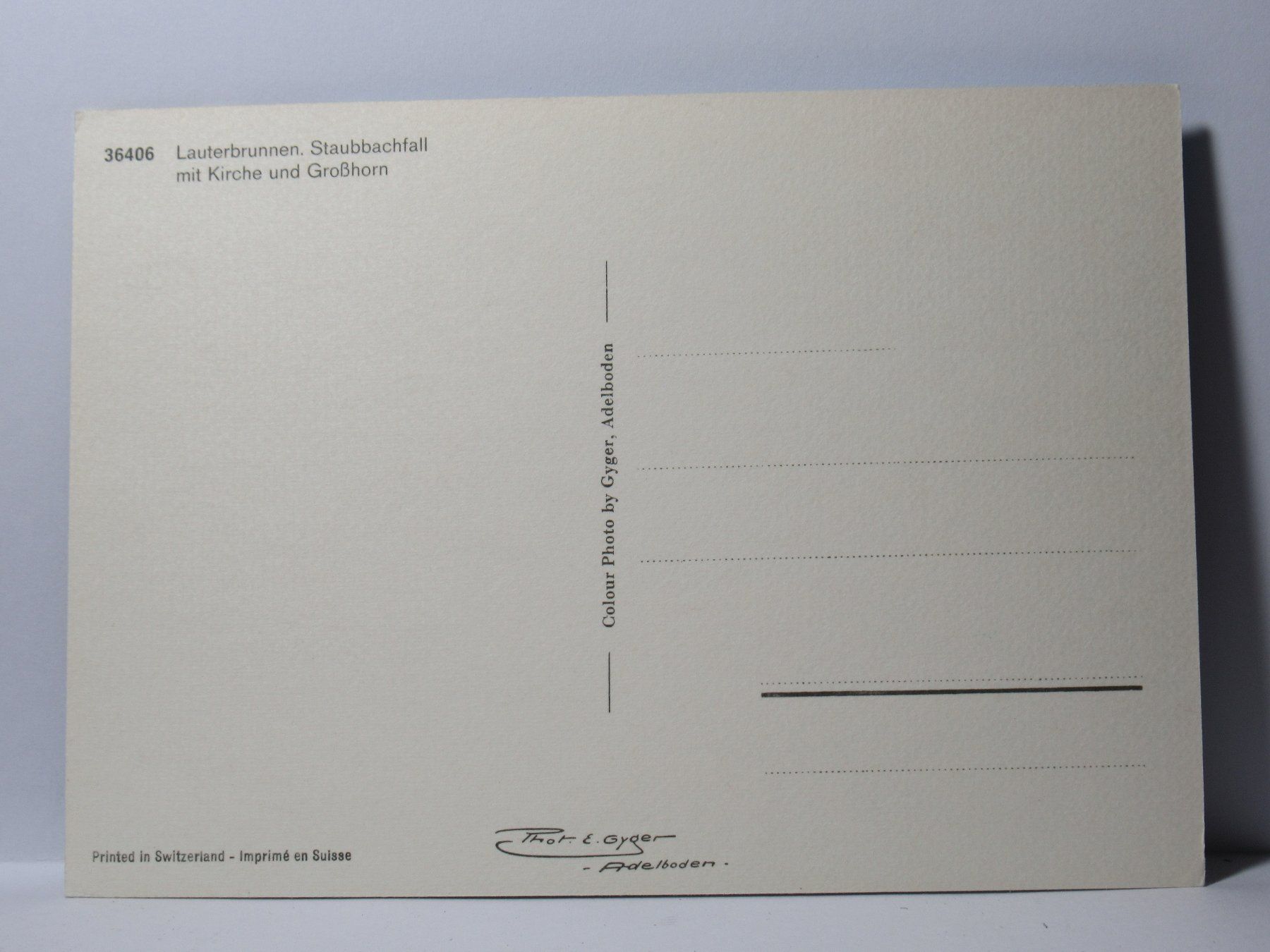 Cartes postales: Lauterbrunnen , Staubbachfall , Kirche – Neuf (Voir description) à Grenchen par Bluemchen1900 1