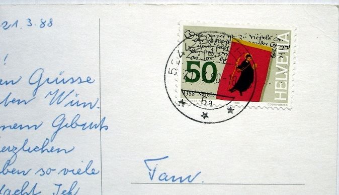 Cartoline postali: Flugaufnahme BIRRHARD – Usato da Jona venduto da philajona 1