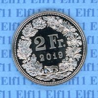 CHF___2.00 2019 stgl * aus Stgl-Münzsatz! 2 Franken