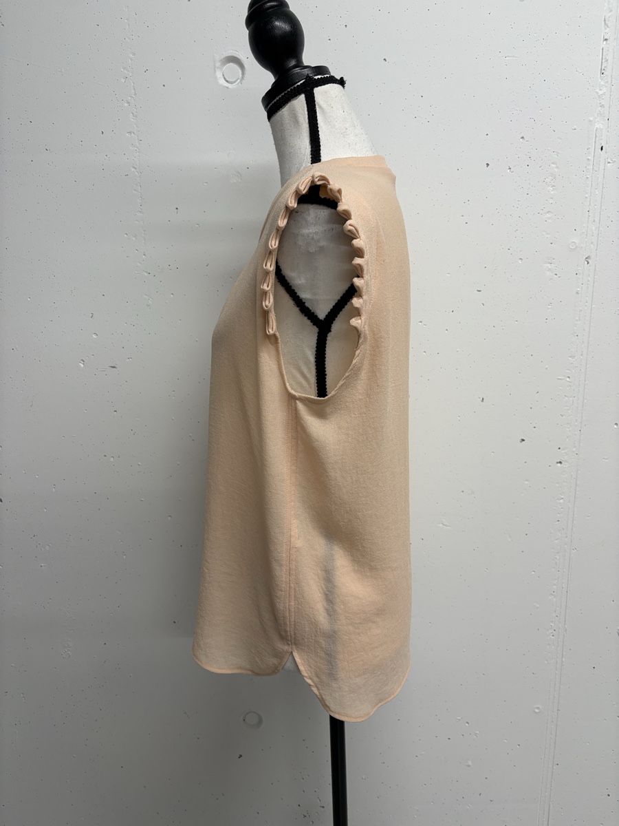 Maje Top: MAJE Top ärmellos Gr. 36 nude beige – Nuovo (secondo la descrizione) da Regensdorf venduto da secondchancefashion 1