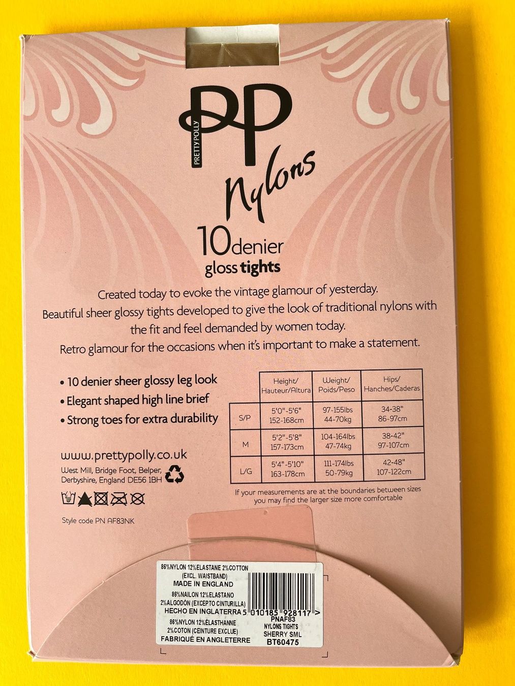 Strümpfe & Strumpfhosen: PRETTY POLLY, PP Nylons, Strumpfhose, Grösse S, Farbe Braun – Neu und originalverpackt aus Rudolfstetten von gst_g7xl 1