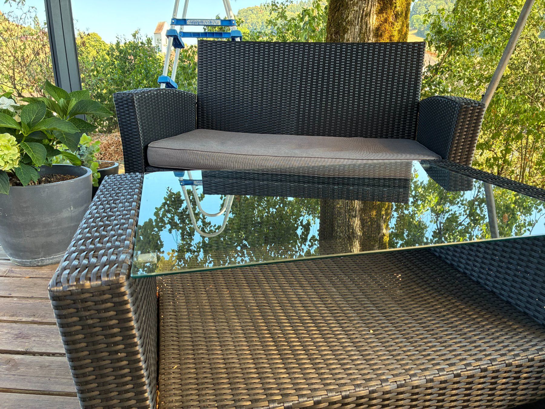 Bancs: Rattan Lounge – D'occasion à Bretzwil par Arto10 3